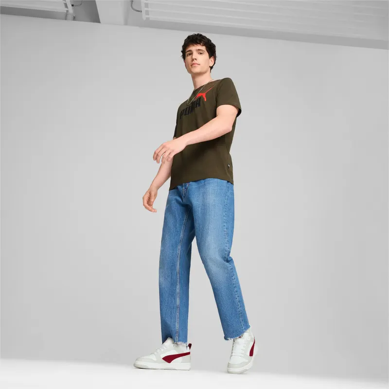 Puma Rebound V6 Low Grijs/Rood/Wit (392328-26)