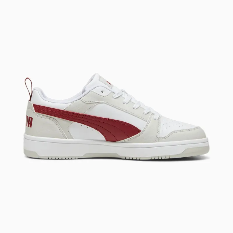 Puma Rebound V6 Low Grijs/Rood/Wit (392328-26)