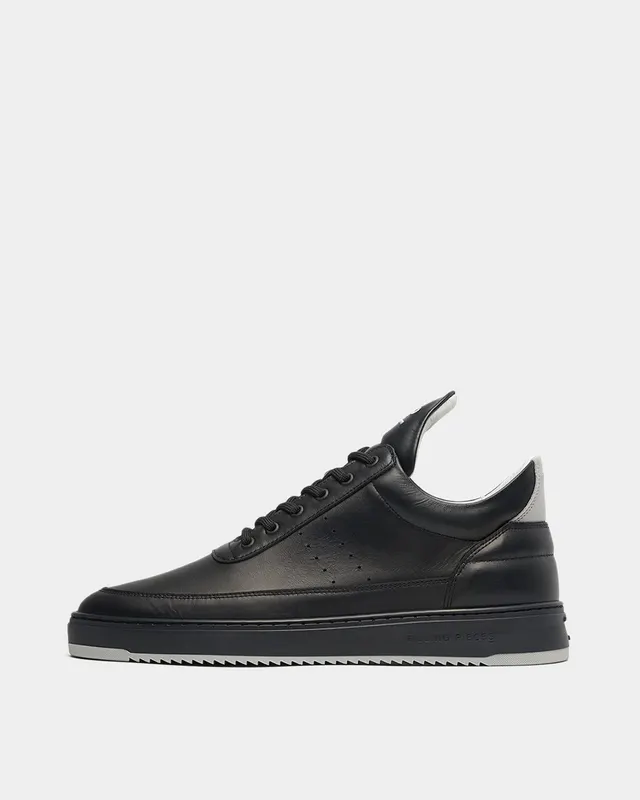 Filling Pieces Low Top Bianco Jet Black