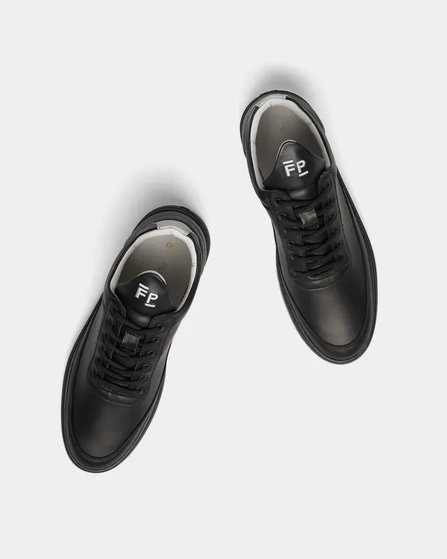 Filling Pieces Low Top Bianco Jet Black