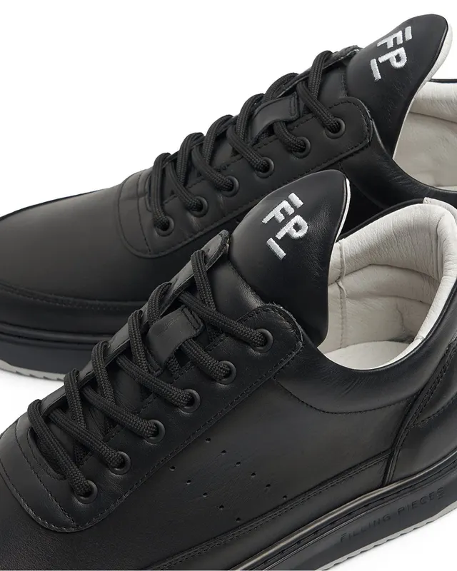 Filling Pieces Low Top Bianco Jet Black