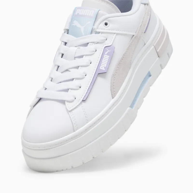 Puma Mayze Crashed Wit/Roze (392495-01)