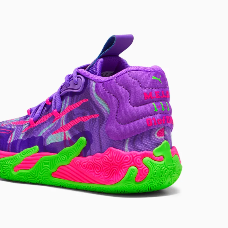 Puma MB.03 Toxic basketbalschoenen Groen/Paars (379268-01)