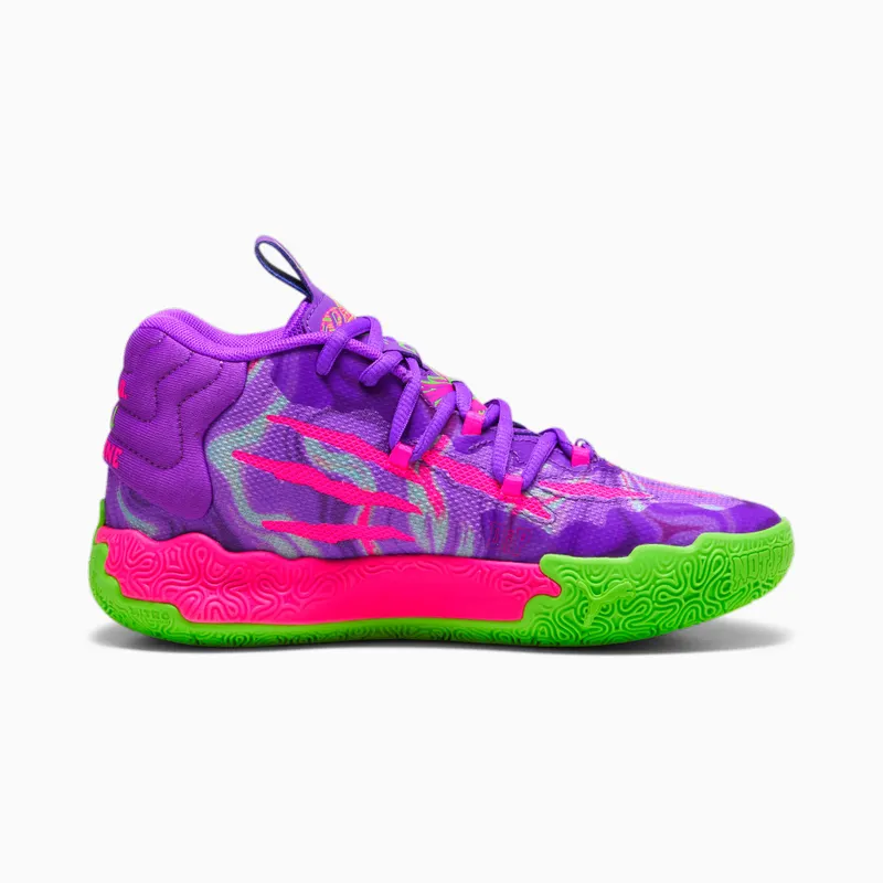 Puma MB.03 Toxic basketbalschoenen Groen/Paars (379268-01)