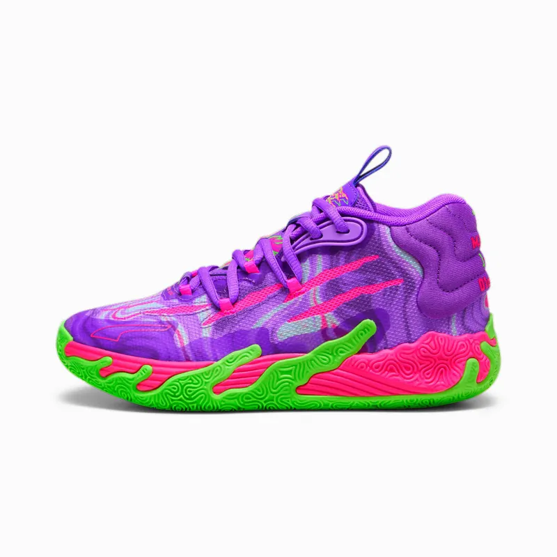 Puma MB.03 Toxic basketbalschoenen Groen/Paars (379268-01)