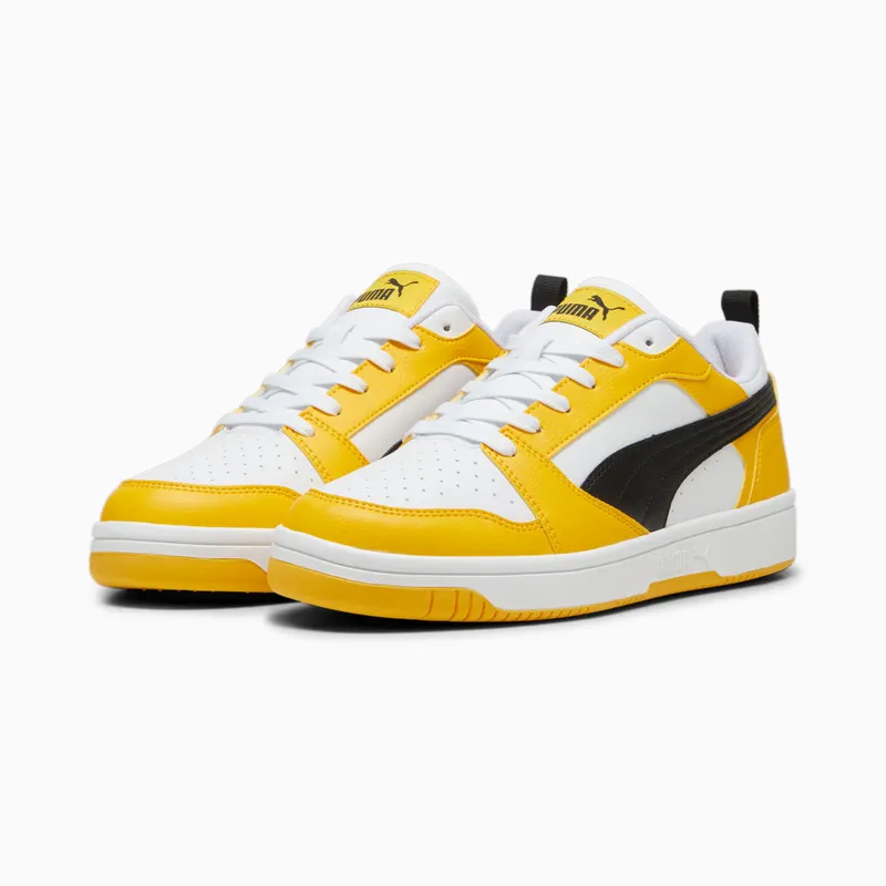Puma Rebound V6 Low Zwart/Geel/Wit (392328-29)