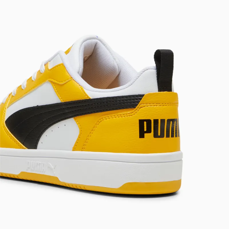 Puma Rebound V6 Low Zwart/Geel/Wit (392328-29)