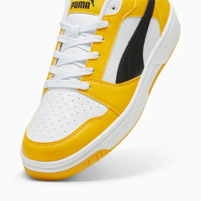 Puma Rebound V6 Low Zwart/Geel/Wit (392328-29)