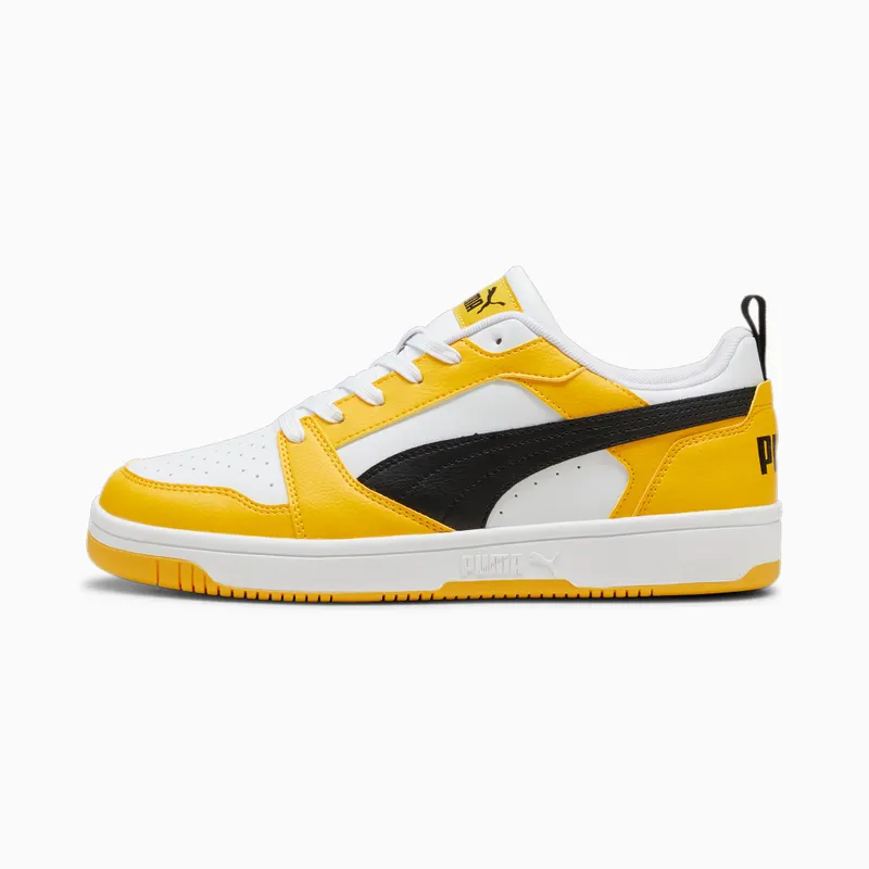 Puma Rebound V6 Low Zwart/Geel/Wit (392328-29)