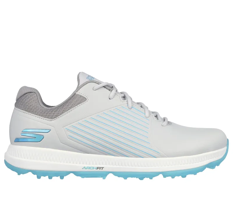 Skechers Arch Fit GO GOLF Elite 5 – GF – Grijs / Turkoois (123065-GYTQ)