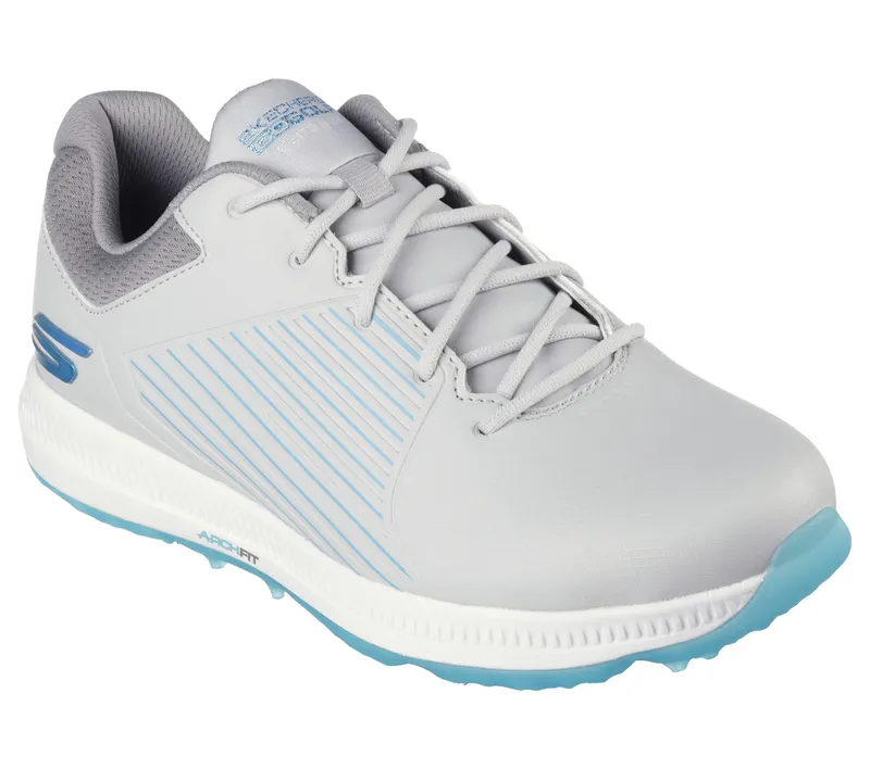 Skechers Arch Fit GO GOLF Elite 5 – GF – Grijs / Turkoois (123065-GYTQ)