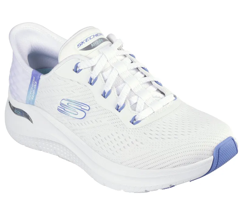 Skechers Skechers Slip-ins: Arch Fit 2.0 – Easy Chic – Wit / Blauw (150066-WBL)