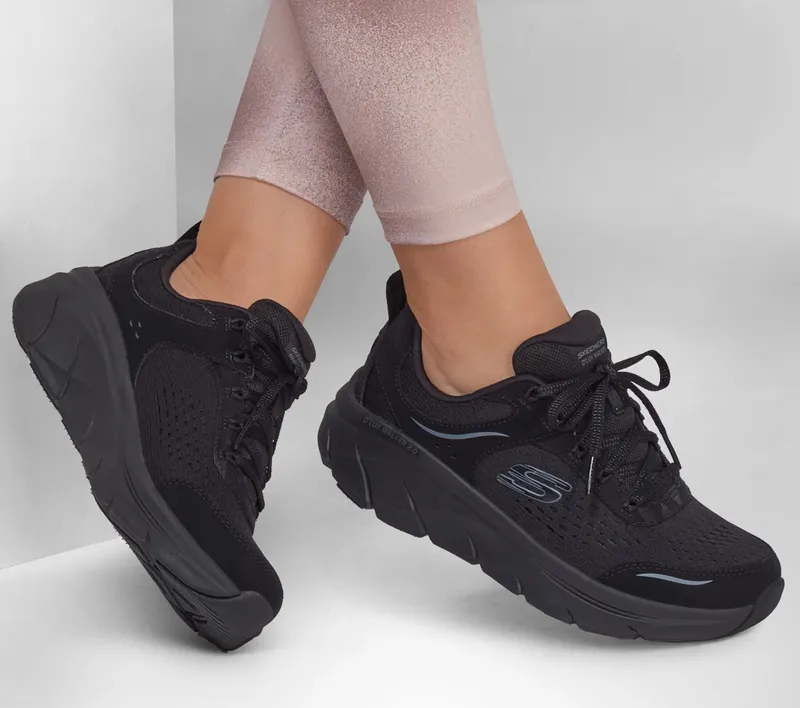 Skechers Relaxed Fit: D’Lux Walker 2.0 – Daisy Doll – Zwart (150093-BBK)