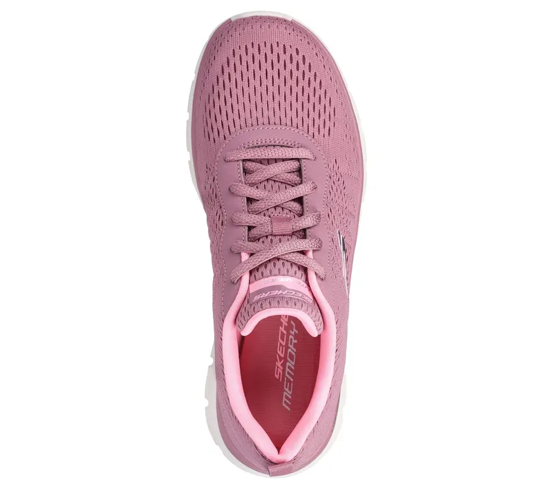 Skechers Track – New Staple – Donker Roos (150141-DKRS)