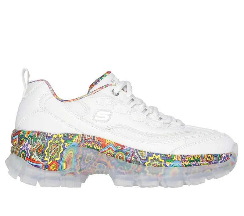 Skechers Jen Stark: HI Ryze – Deco Drip – Wit / Multi (177958-WMLT)