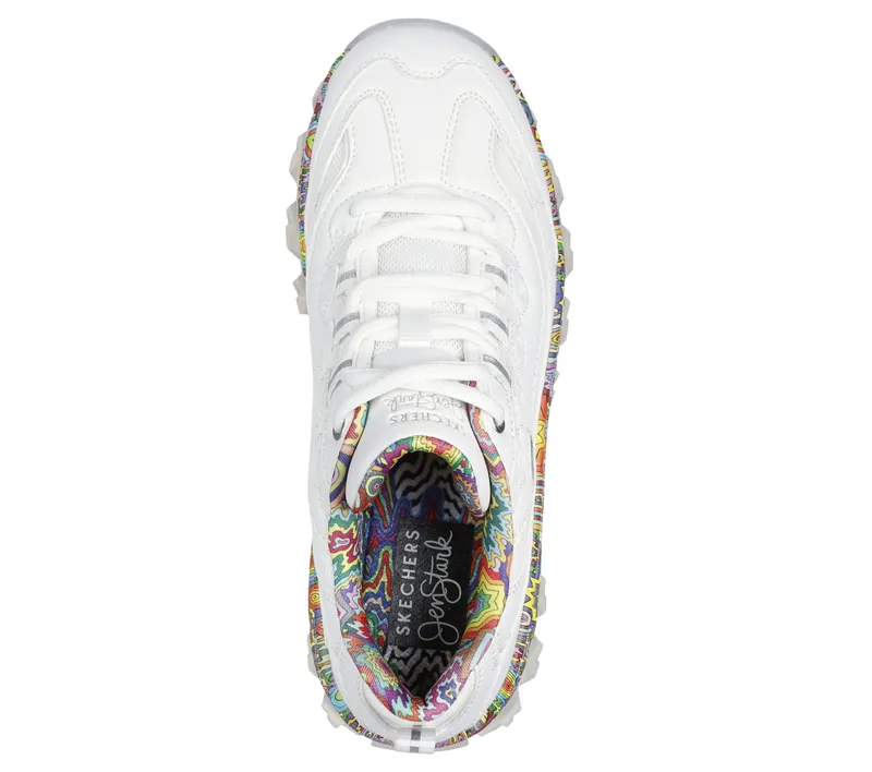 Skechers Jen Stark: HI Ryze – Deco Drip – Wit / Multi (177958-WMLT)