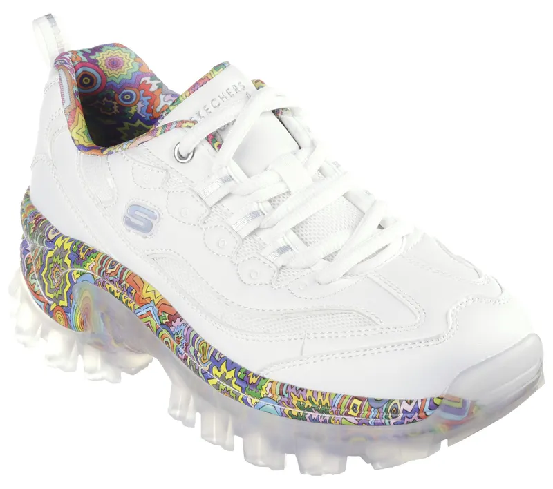 Skechers Jen Stark: HI Ryze – Deco Drip – Wit / Multi (177958-WMLT)