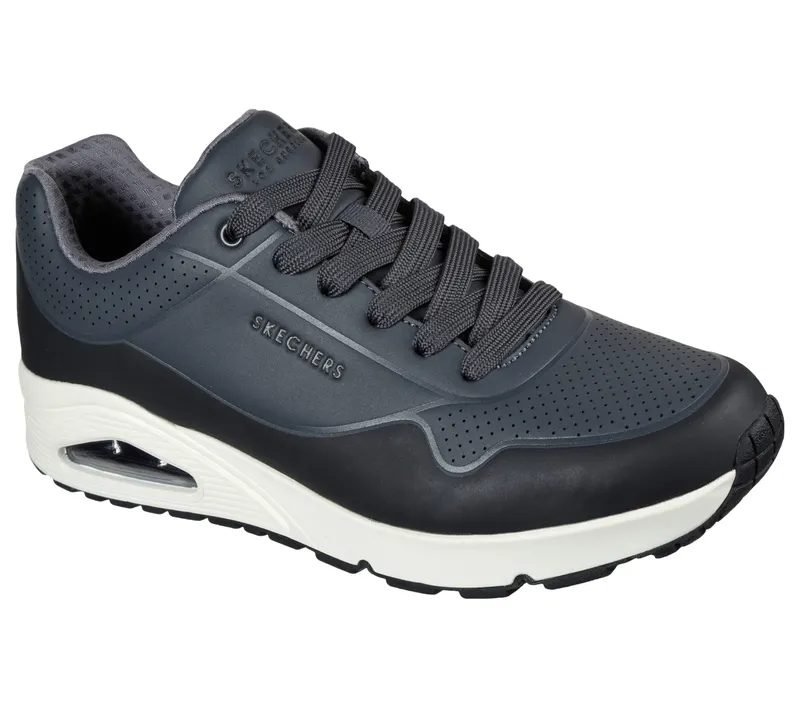 Skechers Uno – Timeline – Grijs / Zwart (232247-GYBK)