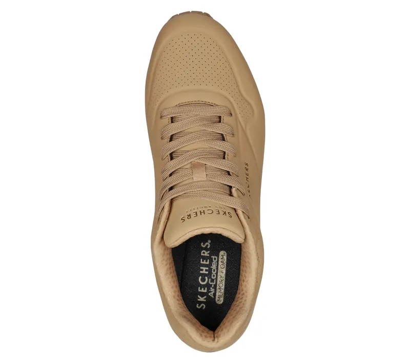 Skechers Uno – Stand On Air – Bruinen (52458-TAN)
