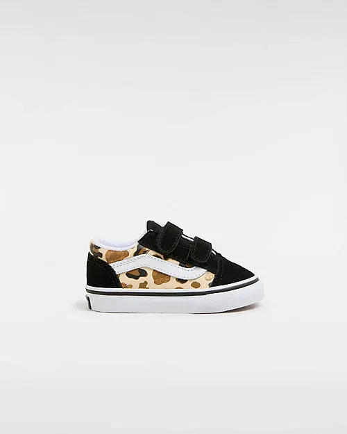 VANS Old Skool Glitter Met Klittenband Zwart (VN0009RCYS8)