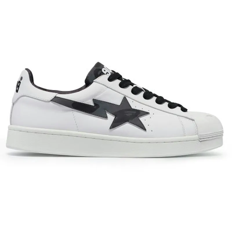 A Bathing Ape Skull Sta White Black (1J20191007-BLK)
