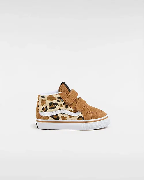 VANS Sk8-mid Reissue Met Klittenband Voor Peuters Bruin (VN000CQ0BF2)
