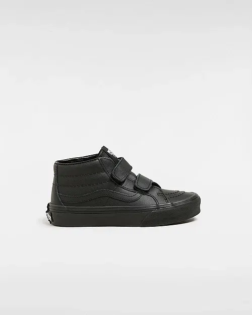 VANS Sk8-mid Reissue Kinderschoenen Met Klittenband Zwart (VN000CYBHF9)
