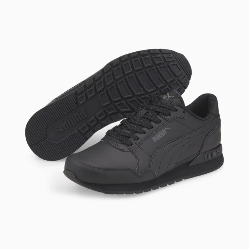 Puma ST Runner v3 leren Zwart (384904-01)