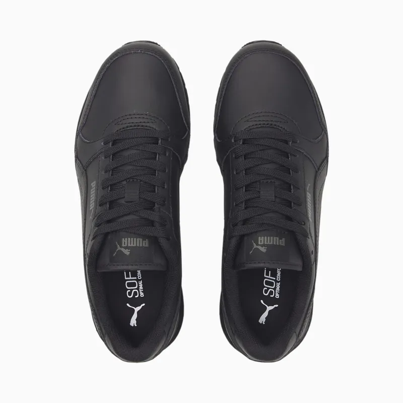Puma ST Runner v3 leren Zwart (384904-01)
