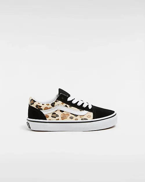 VANS Old Skool Glitter Kinderschoenen Zwart (VN000CYVYS8)