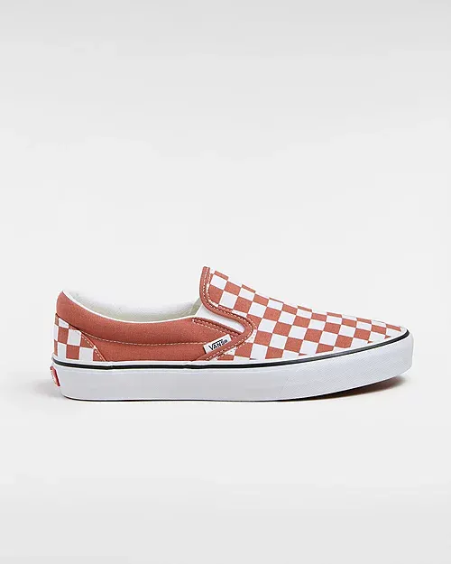 VANS Classic Slip-on Checkerboard Oranje (VN000D03C9J)