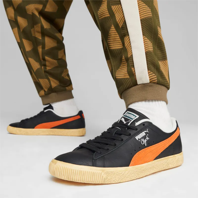 Puma Clyde Vintage Oranje/Zwart (394687-02)