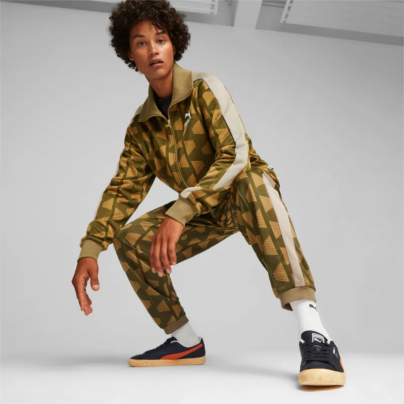 Puma Clyde Vintage Oranje/Zwart (394687-02)
