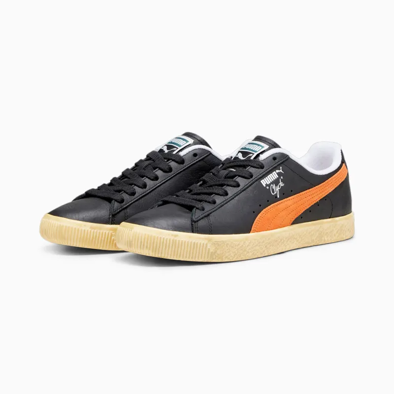 Puma Clyde Vintage Oranje/Zwart (394687-02)