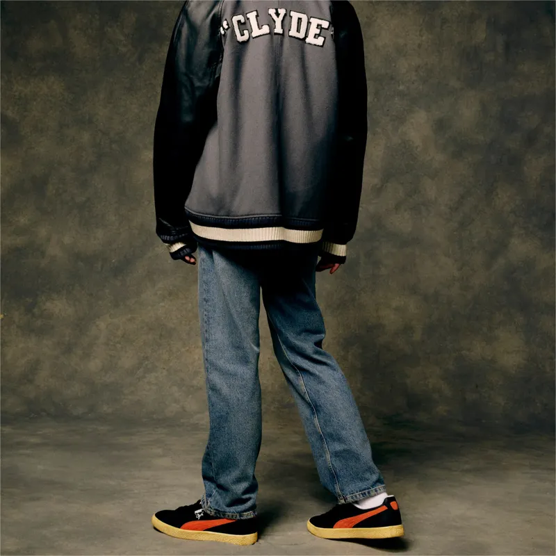 Puma Clyde Vintage Oranje/Zwart (394687-02)