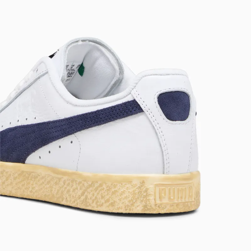Puma Clyde Vintage Wit/Blauw (394687-01)