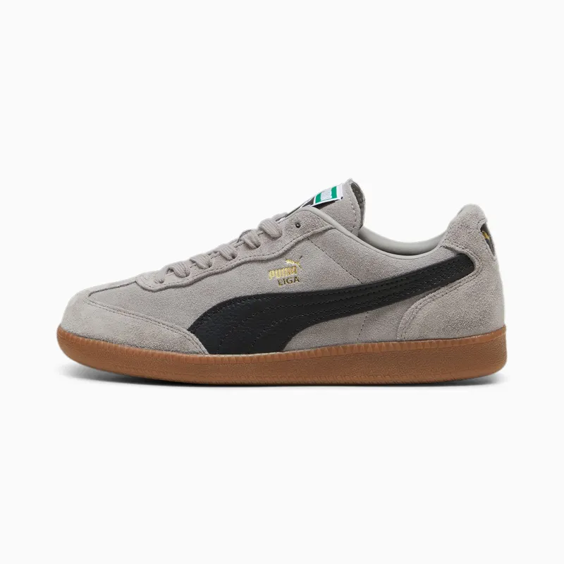 Puma Liga Suede Zwart/Grijs/Goud (387745-387745)