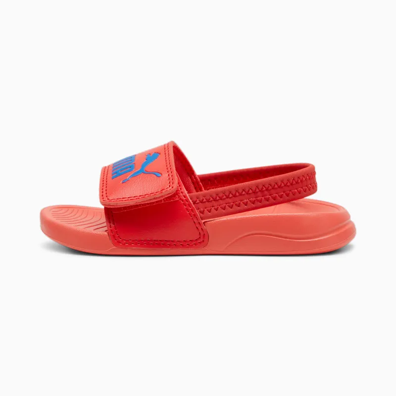 Puma Popcat 20 Backstrap badslippers baby’s Blauw/Rood (373862-373862)