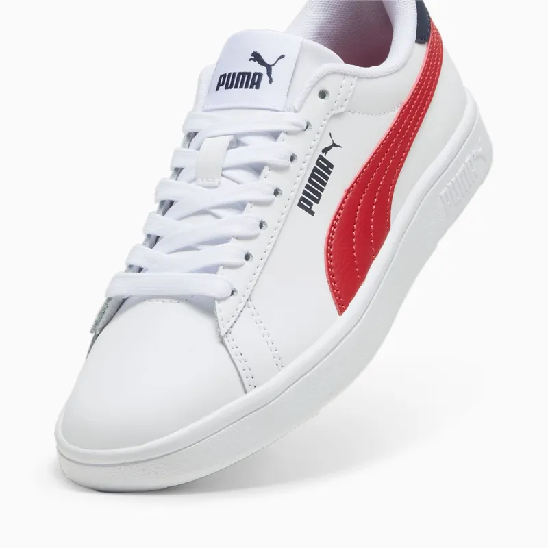 Puma Smash 3.0 leren Wit/Blauw/Rood (392031-12)