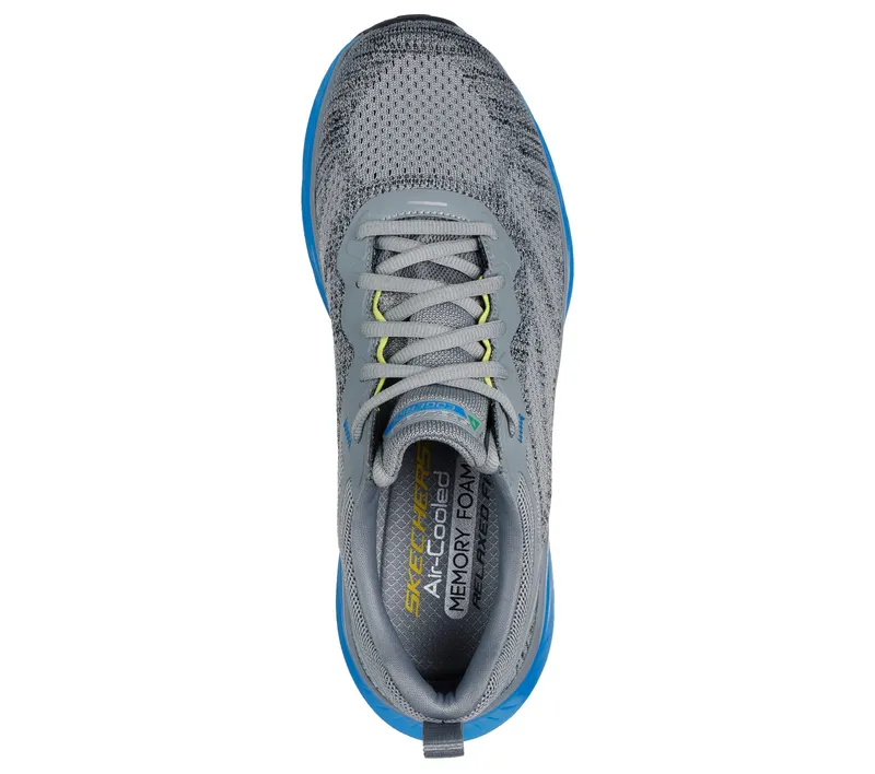 Skechers Relaxed Fit: Edgeride – Enzoh – Grijs / Blauw (232837-GYBL)