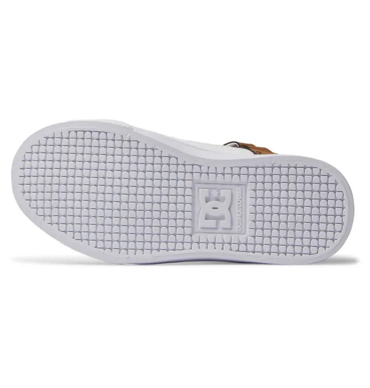 DC Shoes Pure Hi SE white/white/brown (ADBS300329-XWWC)