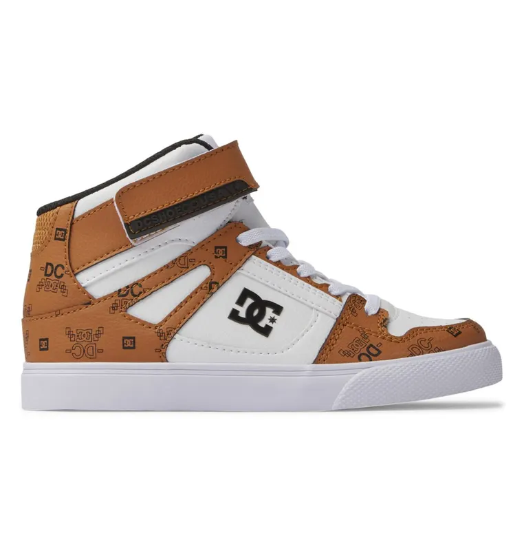 DC Shoes Pure Hi SE white/white/brown (ADBS300329-XWWC)