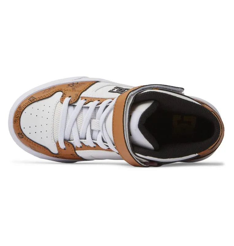 DC Shoes Pure Hi SE white/white/brown (ADBS300329-XWWC)