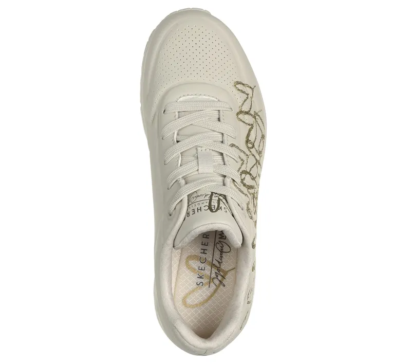 Skechers JGoldcrown: Uno – Golden Heart – Natuurlijk / Goud (177975-NTGD)