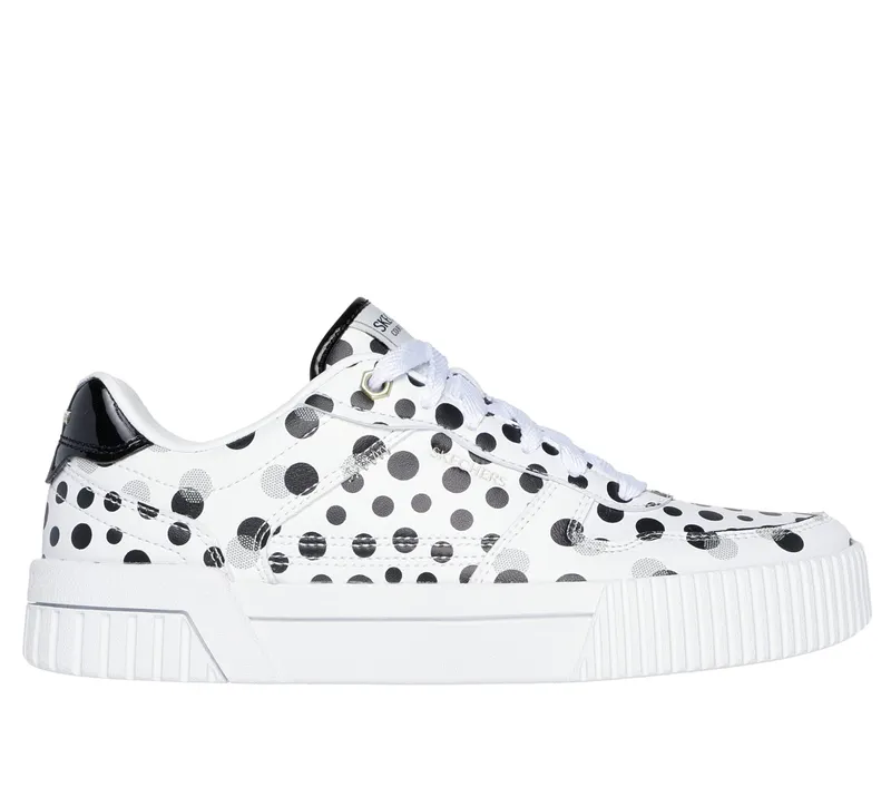 Skechers Jade – On The Dot – Wit / Zwart (185038-WBK)