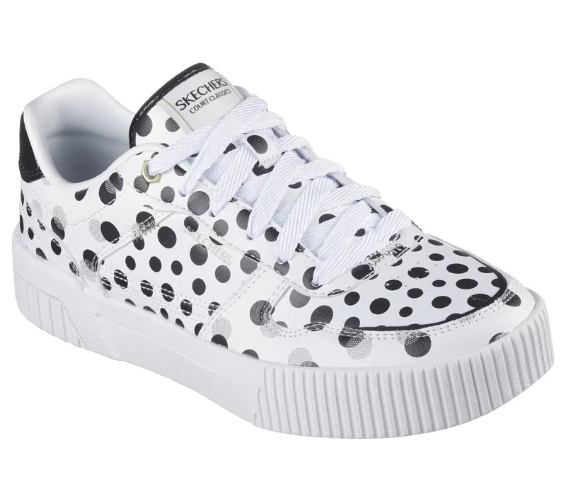Skechers Jade – On The Dot – Wit / Zwart (185038-WBK)