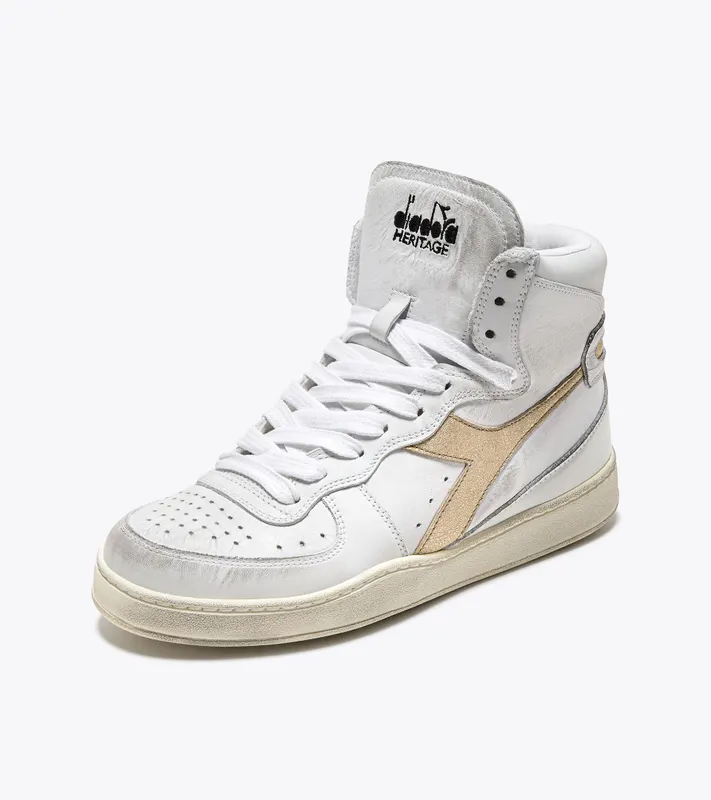 Diadora Mi Basket Used W White / Gold (201.176695_C1070)