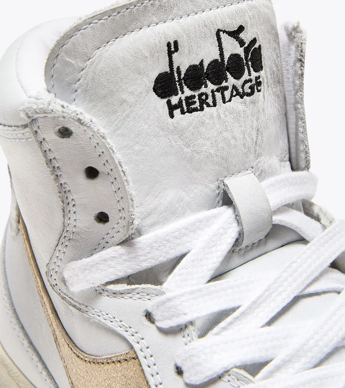 Diadora Mi Basket Used W White / Gold (201.176695_C1070)
