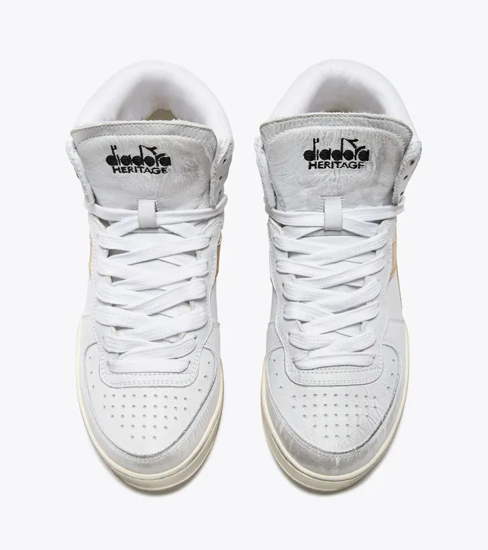 Diadora Mi Basket Used W White / Gold (201.176695_C1070)
