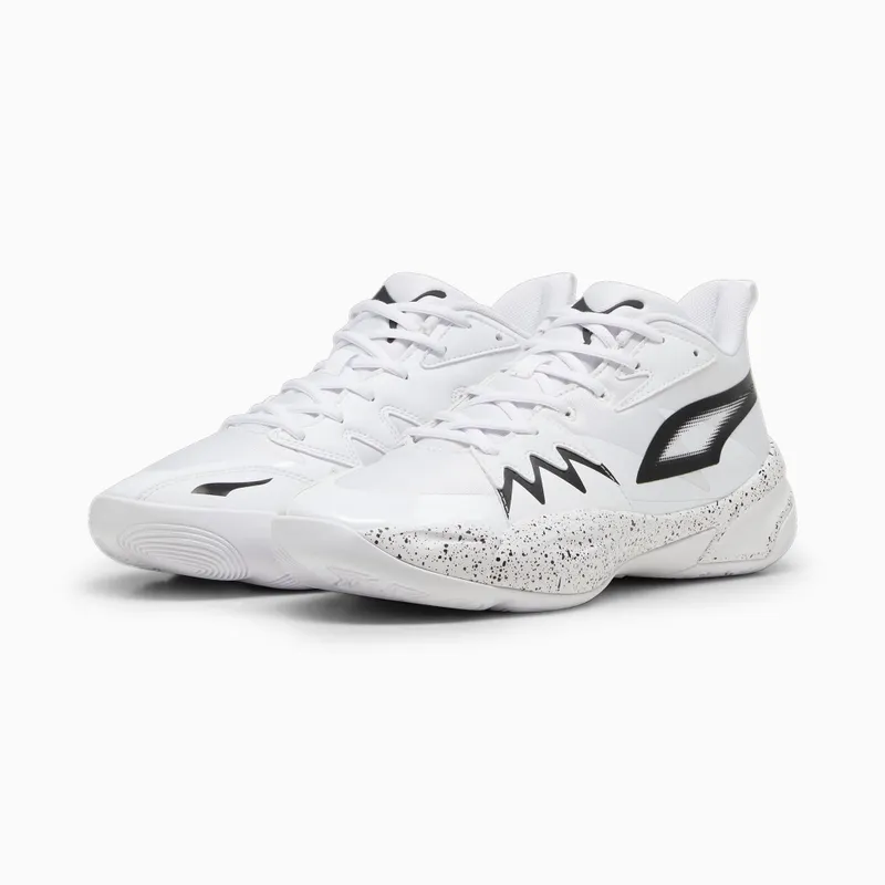 Puma Genetics Speckle basketbalschoenen unisex Wit (310405-04)